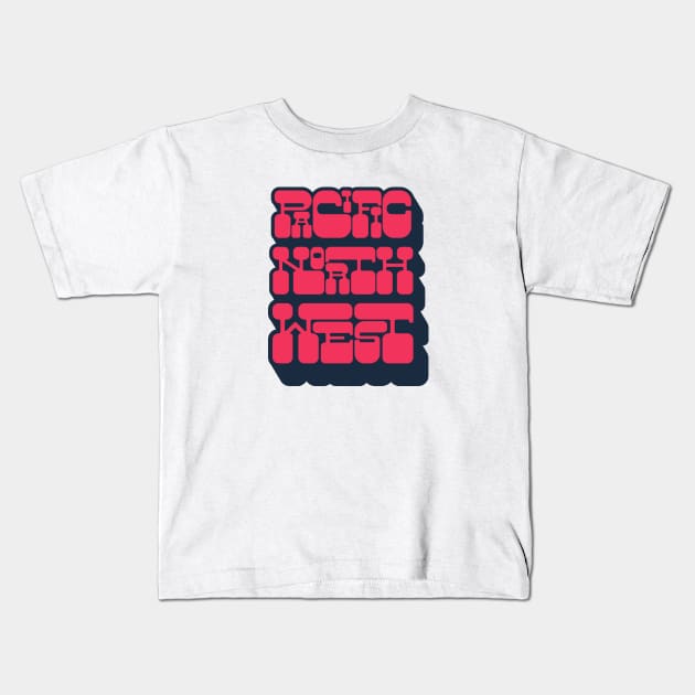 Pacific Northwest Kids T-Shirt by happysquatch